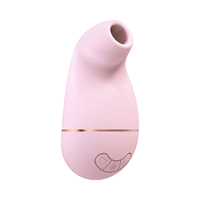 Lyserød Irresistible Kissable klitorisstimulator med sugefunktion og elegante kontrolknapper