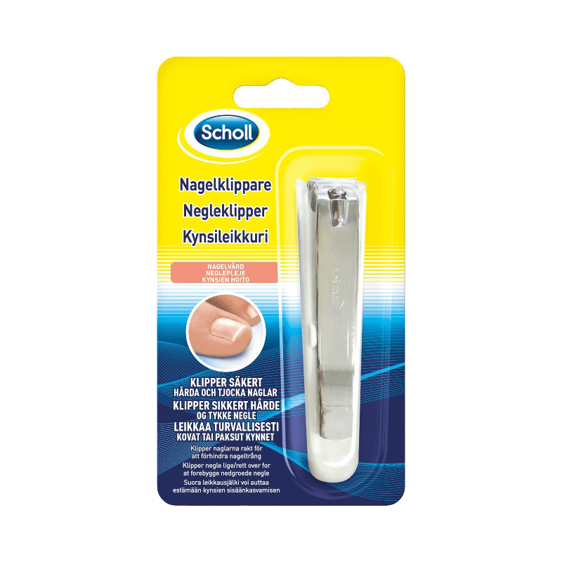 Scholl negleklipper til hårde og tykke negle – ergonomisk og sikker klipning.