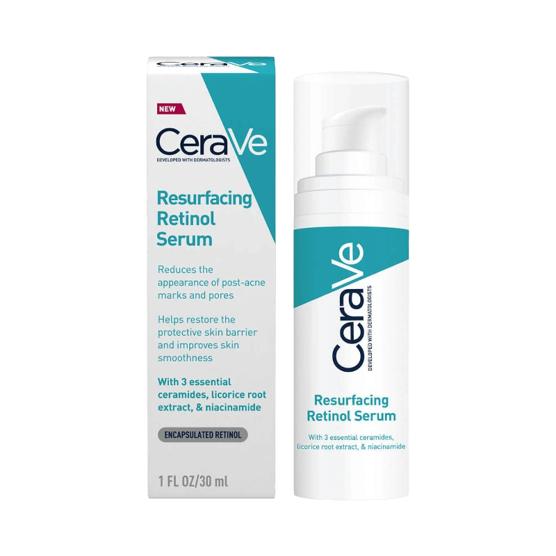 CeraVe Resurfacing Retinol Serum med ceramider og niacinamid mod aknemærker