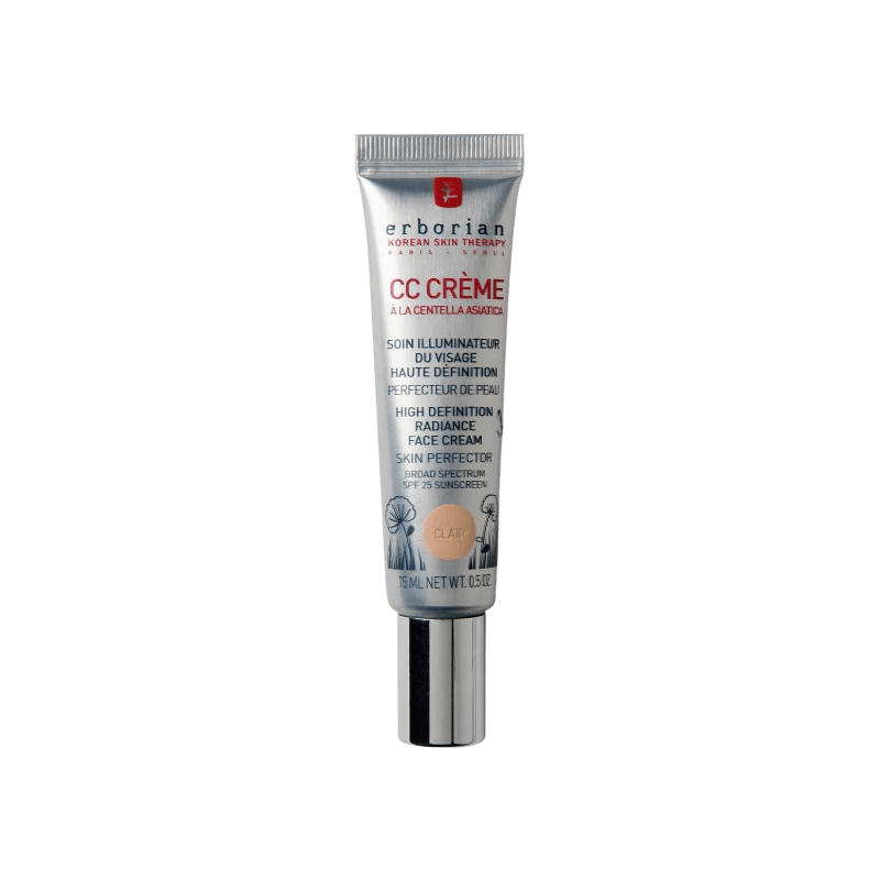 Erborian CC Cream med SPF25 i nyansen Clair for naturlig glød og hudtonutjämning