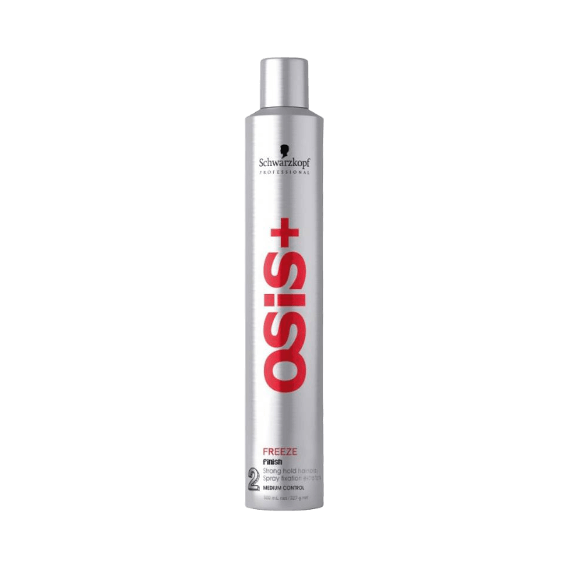 Schwarzkopf Osis+ Freeze Hairspray 500 ml med stærkt hold og medium kontrol
