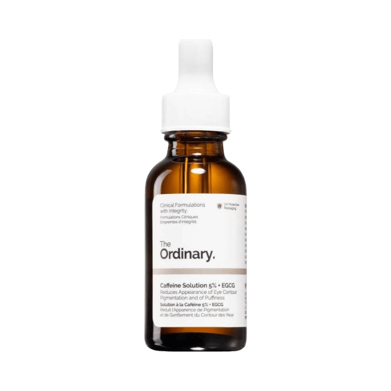 The Ordinary Caffeine Solution 5% + EGCG øjenserum mod hævelser og mørke rande.